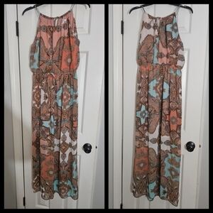 Sweet Storm Multicolor Paisley Maxi Dress